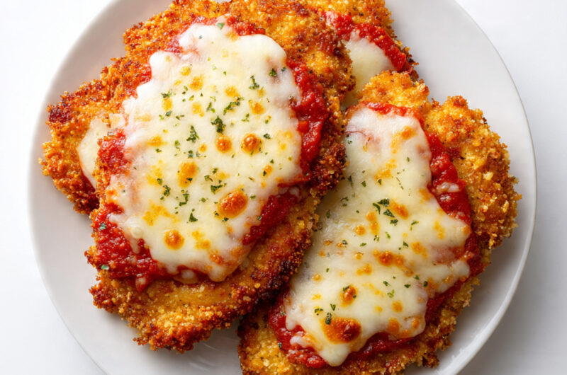 Easy Crispy Parmesan Chicken Dinner Recipe