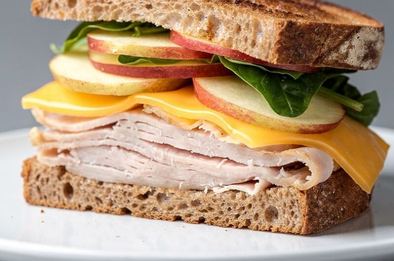 Turkey Apple Cheddar sandwich