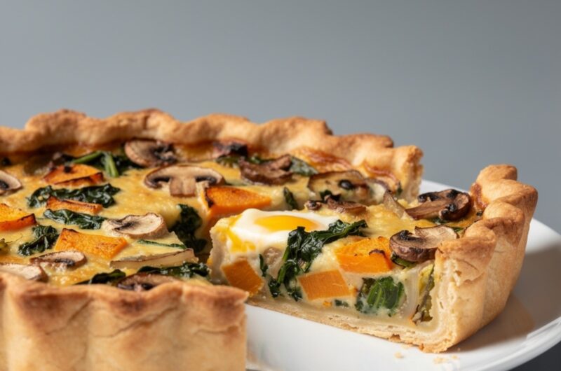 Winter Vegetable Quiche