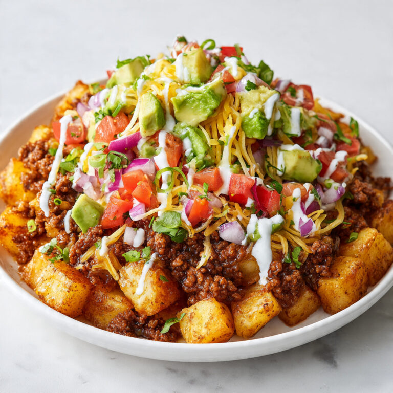 Loaded Taco Potato Bowls